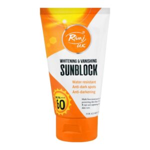 Shield your skin with this lightweight, broad-spectrum SPF 60 sunblock. Formulated for daily use, it absorbs quickly for a non-greasy, matte finish. This sunblock minimizes the appearance of pores while keeping your skin hydrated, making it an ideal base for makeup. Protect yourself from UVA and UVB rays to prevent sunburn and premature aging.