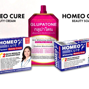Homeo Cure beauty cream&soap+ Glupatone long expire 2027
