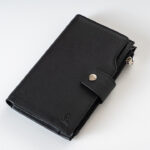 Cow Premium Quality Semi-Veg tanned Leather (Black)Wallet