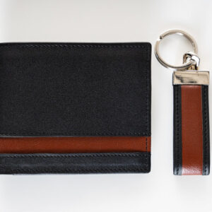 Cow Premium Quality Semi-Veg tanned Leather (Black) Wallet