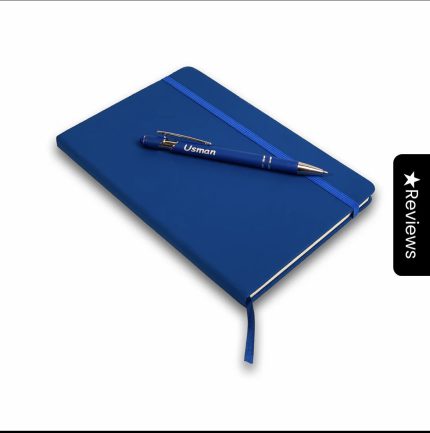 Customizable Diary and Pen Set with Name Personalization