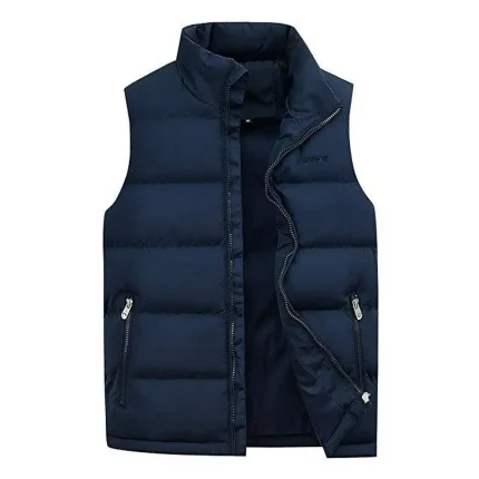 Sleeveless winter jacket for boys and men, lightweight and premium quality