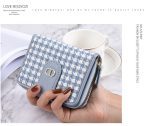 Fashion women's wallet with zipper, large capacity, and PU leather design in various colors