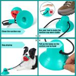 Durable Dog Chew Toy for Aggressive Chewers with Treat-Dispensing Puzzle Ball