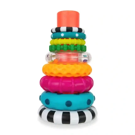 Sassy Stacks of Circles Stacking Ring Toy for Babies