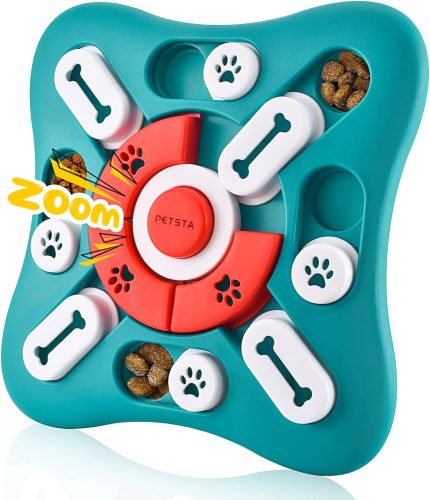 Interactive Dog Puzzle Toy with Treat Dispenser for IQ Training and Brain Stimulation