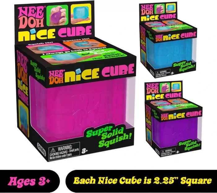 Schylling NeeDoh Nice Cube Sensory Squish Toy