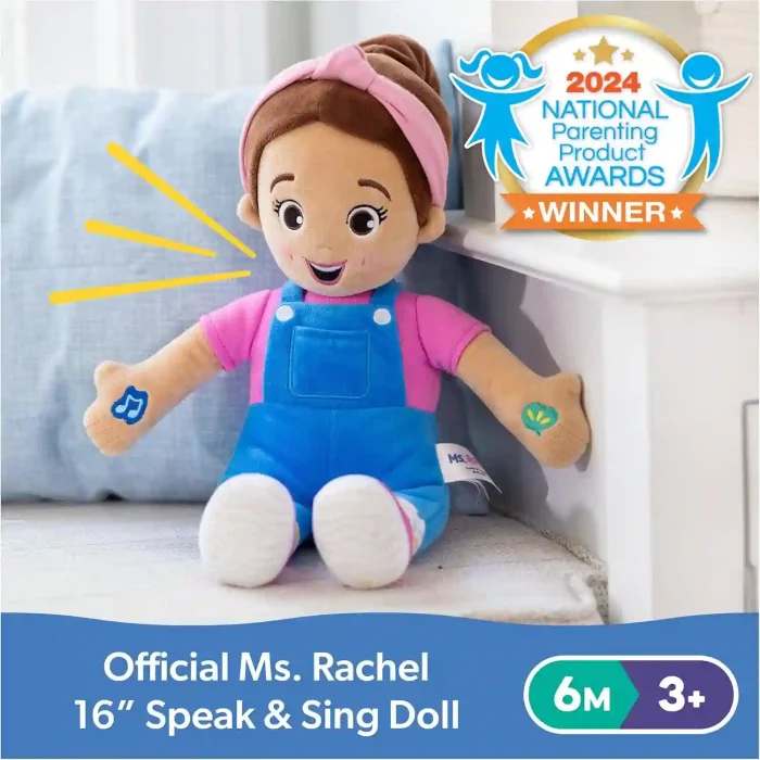 Ms. Rachel Speak & Sing Interactive Doll with Songs and Phrases