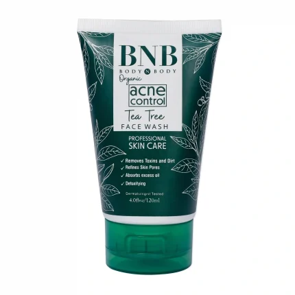 BNB Acne Tea Tree Face Wash 120ml | Purifying Cleanser for Acne-Prone Skin