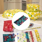 Eco-Friendly Reusable Beeswax Food Wraps - Organic Cotton and Beeswax