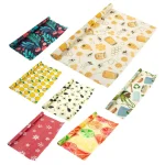 Eco-Friendly Reusable Beeswax Food Wraps - Organic Cotton and Beeswax