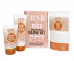 BNB Whitening Rice Organic Glow Kit – Face Wash, Scrub & Mask Set for Brightening