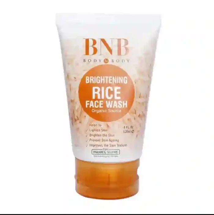 BNB Rice Facewash 120ml – Gentle Cleansing with Rice Extracts for All Skin Types