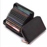 Men’s genuine leather wallet with 9 card holder pockets, 2 cash & key pockets, stylish and durable design