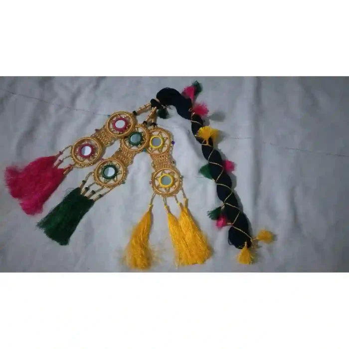 Handmade Silver Punjabi Paranda for Women by Insha's