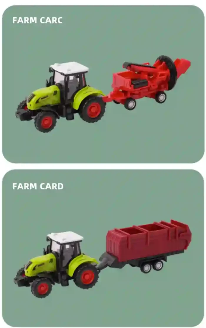 Inertia Farm Tractor Toy Model for Kids – Engineering and Educational Play Vehicle