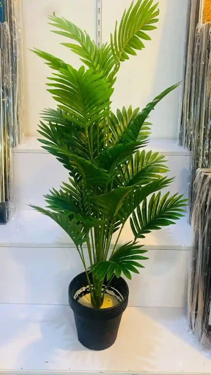 3 ft artificial palm floor plant for home and office decor