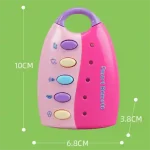 Interactive baby car key toy with lights, music, and sound effects for early education