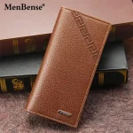 Men's Long Wallet with Multiple Card Slots and Coin Pocket – Slim Designer Style