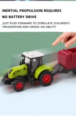 Inertia Farm Tractor Toy Model for Kids – Engineering and Educational Play Vehicle