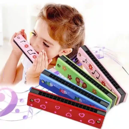 Children's Wooden Harmonica - Musical Instrument for Early Education