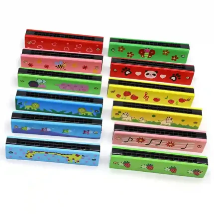 Children's Wooden Harmonica - Musical Instrument for Early Education