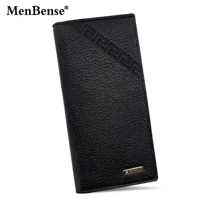 Men's Long Wallet with Multiple Card Slots and Coin Pocket – Slim Designer Style