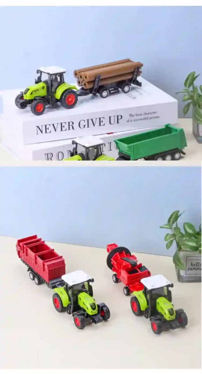 Inertia Farm Tractor Toy Model for Kids – Engineering and Educational Play Vehicle