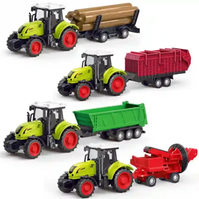 Inertia Farm Tractor Toy Model for Kids – Engineering and Educational Play Vehicle