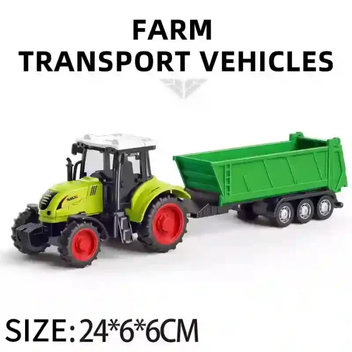 Inertia Farm Tractor Toy Model for Kids – Engineering and Educational Play Vehicle