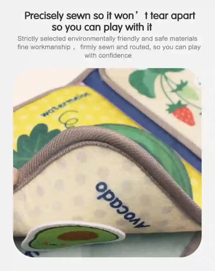 Montessori Busy Book for toddlers with multiple themes, sensory activities, and tear-resistant pages
