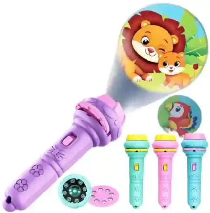 Projection Light Toy Torch for kids with multiple designs and colors