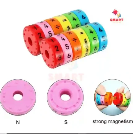 Magnetic Arithmetic Learning Toy for Kids – Montessori Math Games with Colorful Numbers