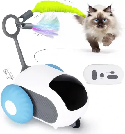 Smart Interactive Cat Toy with Remote Control for Indoor Cats