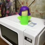 Angry Mama Microwave Cleaner, Green, Eco-Friendly Steam Cleaning Tool