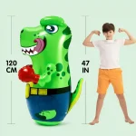 JOYIN Inflatable T-Rex Dinosaur Bopper - 47-Inch Punching Toy with Bounce-Back Action for Kids