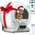 PetCove Self-Cleaning Litter Box with Smart App Control and Odor Removal for Multiple Cats