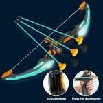 JOYIN Kids Bow and Arrow Set – LED light-up bow with arrows, target, and case for active play