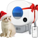 Cumrige Self-Cleaning Cat Litter Box with Smart APP Control and Large Capacity
