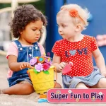 FUNZBO Flower Garden Building Toys – Creative Play Set for Toddler Girls