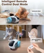 Smart Interactive Cat Toy with Remote Control for Indoor Cats