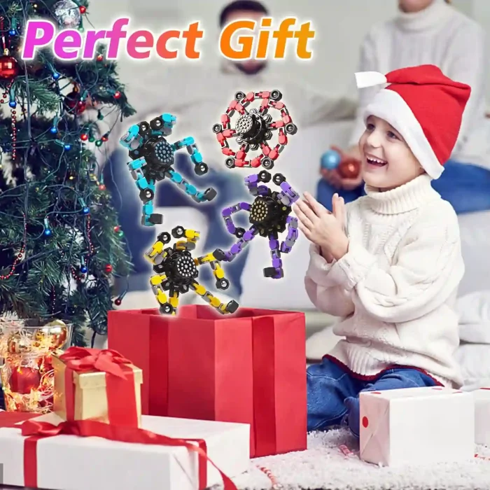 Transformable Fidget Spinners – Stress Relief Sensory Toys for Kids and Adults