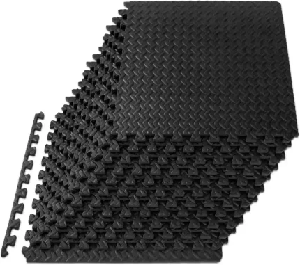 ProsourceFit Interlocking EVA Foam Puzzle Exercise Mat for Home Gym or Playroom