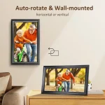 16-Inch Canupdog Digital Picture Frame with WiFi, IPS Touchscreen, and 32GB Storage